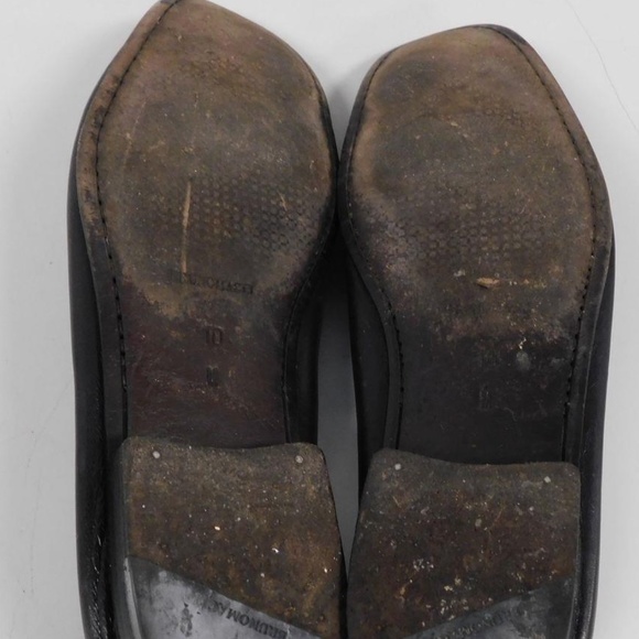 Bruno Magli Pagello Black Leather Slip On Loafers Sz 10 main image 7